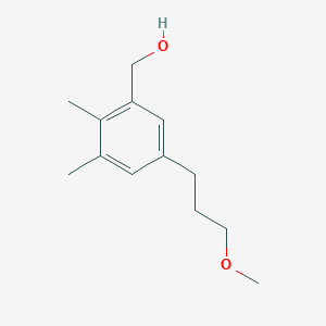 molecular formula C13H20O2 B13877677 (5-(3-Methoxypropyl)-2,3-dimethylphenyl)methanol 