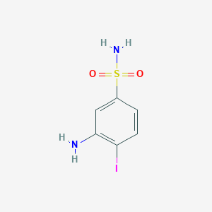 3-amino-4-iodoBenzenesulfonamide