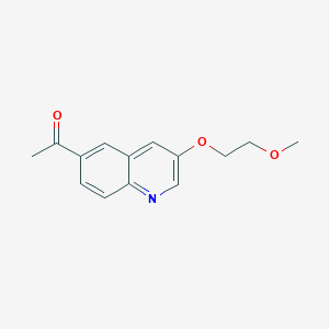 1-(3-(2-Methoxyethoxy)quinolin-6-yl)ethanone