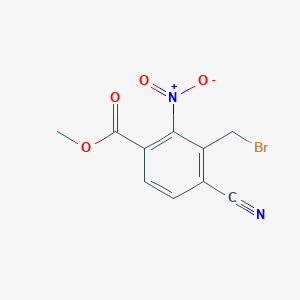 Methyl 3-(bromomethyl)-4-cyano-2-nitrobenzoate