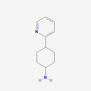 4-Pyridin-2-ylcyclohexan-1-amine