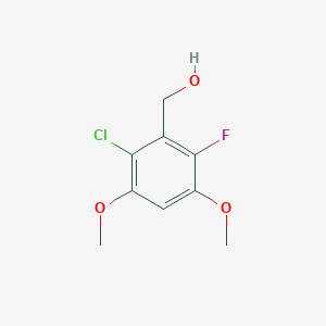 (2-Chloro-6-fluoro-3,5-dimethoxyphenyl)methanol