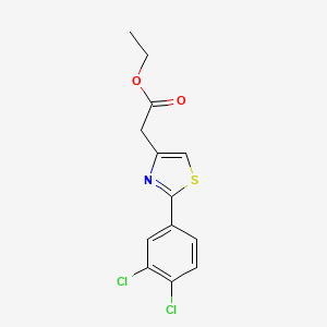 Ethyl 2-[2-(3,4-dichlorophenyl)-1,3-thiazol-4-yl]acetate