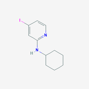 molecular formula C11H15IN2 B13877768 N-cyclohexyl-4-iodopyridin-2-amine 