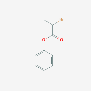 molecular formula C9H9BrO2 B13877789 Phenyl 2-bromopropanoate CAS No. 42710-26-9