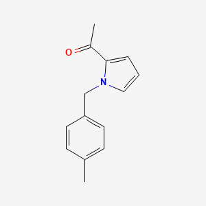 1-[1-[(4-Methylphenyl)methyl]pyrrol-2-yl]ethanone