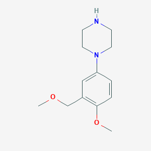 1-[4-methoxy-3-(methoxymethyl)phenyl]Piperazine