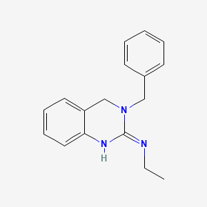 molecular formula C17H19N3 B13877825 3-benzyl-N-ethyl-1,4-dihydroquinazolin-2-imine 