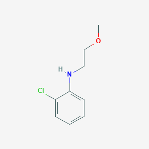 molecular formula C9H12ClNO B13877861 2-chloro-N-(2-methoxyethyl)aniline 