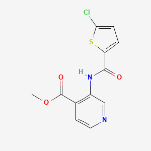 Methyl 3-{[(5-chloro-2-thienyl)carbonyl]amino}pyridine-4-carboxylate