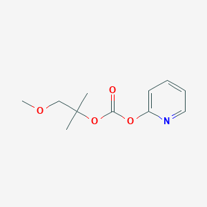 molecular formula C11H15NO4 B13877921 (1-Methoxy-2-methylpropan-2-yl) pyridin-2-yl carbonate 