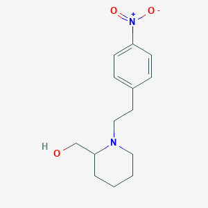 [1-[2-(4-Nitrophenyl)ethyl]piperidin-2-yl]methanol