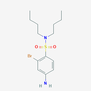 4-amino-2-bromo-N,N-dibutylbenzenesulfonamide