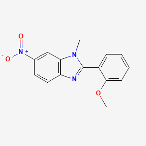 2-(2-Methoxyphenyl)-1-methyl-6-nitrobenzimidazole