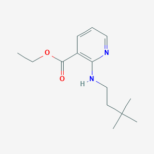 molecular formula C14H22N2O2 B13877994 Ethyl 2-(3,3-dimethylbutylamino)pyridine-3-carboxylate 