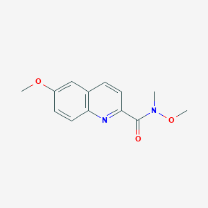 N,6-dimethoxy-N-methylquinoline-2-carboxamide