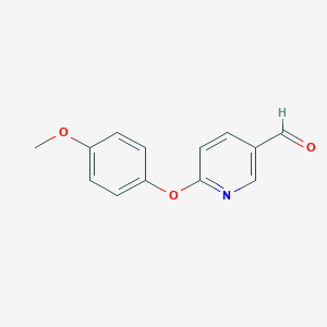 molecular formula C13H11NO3 B13878018 6-(4-methoxyphenoxy)-3-Pyridinecarboxaldehyde CAS No. 1160430-68-1