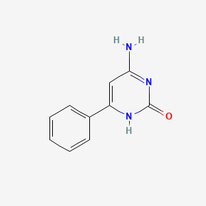 molecular formula C10H9N3O B13878026 6-Phenylcytosin 