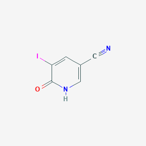 molecular formula C6H3IN2O B1387804 6-Hydroxy-5-iodonicotinonitrile CAS No. 1135283-36-1