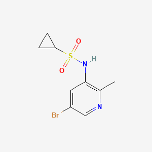 N-(5-bromo-2-methyl-3-pyridinyl)cyclopropanesulfonamide