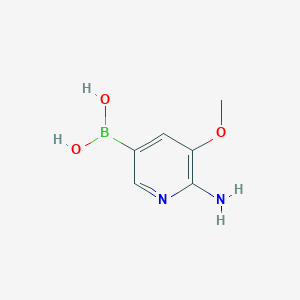 (6-Amino-5-methoxypyridin-3-yl)boronic acid