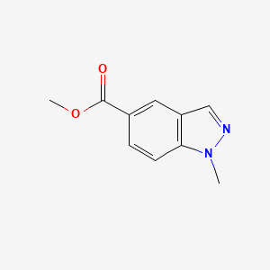 molecular formula C10H10N2O2 B1387810 Methyl 1-methyl-1H-indazole-5-carboxylate CAS No. 1092351-82-0