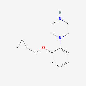 1-[2-(Cyclopropylmethoxy)phenyl]piperazine