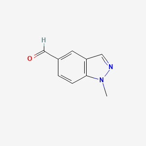 molecular formula C9H8N2O B1387811 1-甲基-1H-吲唑-5-甲醛 CAS No. 872607-89-1