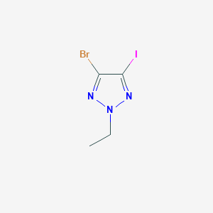 4-Bromo-2-ethyl-5-iodotriazole