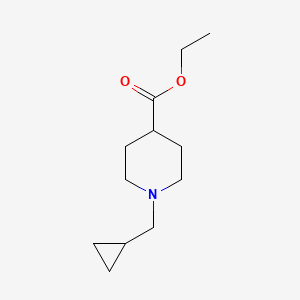 molecular formula C12H21NO2 B13878116 Ethyl 1-(cyclopropylmethyl)piperidine-4-carboxylate 