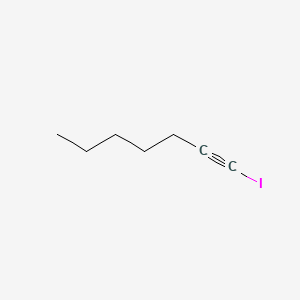 molecular formula C7H11I B13878158 1-Iodo-1-heptyne CAS No. 54573-13-6