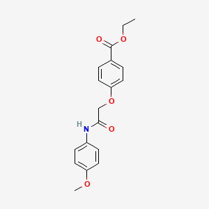 Ethyl 4-[2-(4-methoxyanilino)-2-oxoethoxy]benzoate