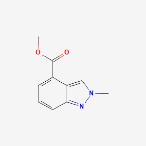 molecular formula C10H10N2O2 B1387818 Methyl 2-methyl-2H-indazole-4-carboxylate CAS No. 1071428-43-7