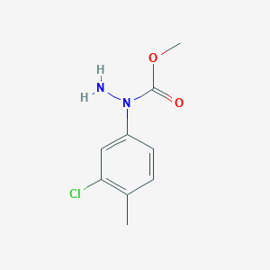 methyl N-amino-N-(3-chloro-4-methylphenyl)carbamate