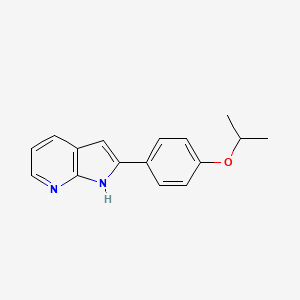 2-(4-propan-2-yloxyphenyl)-1H-pyrrolo[2,3-b]pyridine