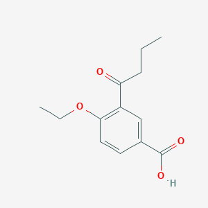 3-Butanoyl-4-ethoxybenzoic acid