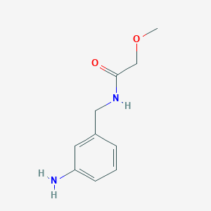 N-[(3-aminophenyl)methyl]-2-methoxyacetamide