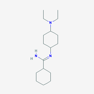 N'-[4-(diethylamino)cyclohexyl]cyclohexanecarboximidamide