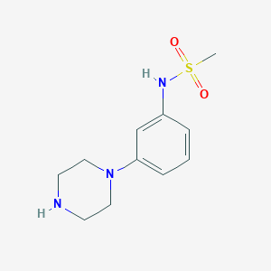 N-(3-piperazin-1-ylphenyl)methanesulfonamide