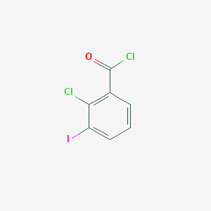 molecular formula C7H3Cl2IO B13878349 2-Chloro-3-iodobenzoyl chloride 