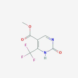 molecular formula C7H5F3N2O3 B1387841 Methyl 2-hydroxy-4-(trifluoromethyl)pyrimidine-5-carboxylate CAS No. 886212-78-8