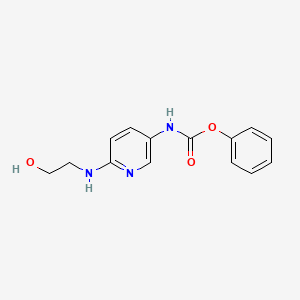 Phenyl 6-(2-hydroxyethylamino)pyridin-3-ylcarbamate