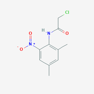 molecular formula C10H11ClN2O3 B1387845 2-chloro-N-(2,4-dimethyl-6-nitrophenyl)acetamide CAS No. 1170501-18-4