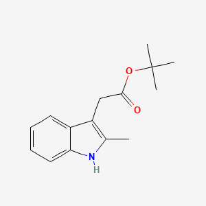 tert-butyl 2-(2-methyl-1H-indol-3-yl)acetate