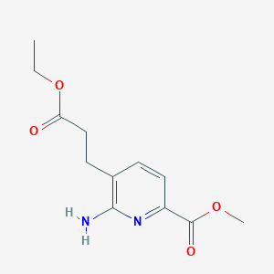 Methyl 6-amino-5-[3-(ethyloxy)-3-oxopropyl]-2-pyridinecarboxylate