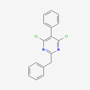 2-Benzyl-4,6-dichloro-5-phenylpyrimidine