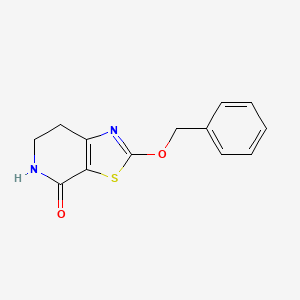 2-phenylmethoxy-6,7-dihydro-5H-[1,3]thiazolo[5,4-c]pyridin-4-one