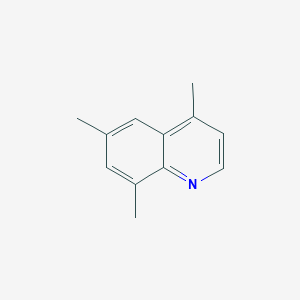molecular formula C12H13N B1387861 4,6,8-三甲基喹啉 CAS No. 88565-88-2