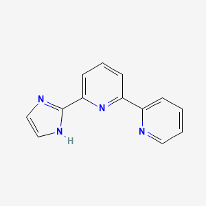 molecular formula C13H10N4 B13878633 2-(1H-imidazol-2-yl)-6-pyridin-2-ylpyridine 