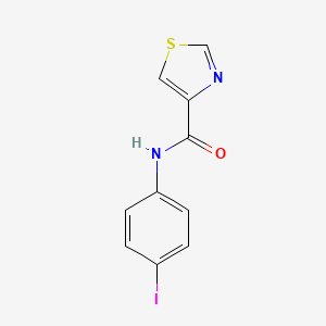 molecular formula C10H7IN2OS B13878664 N-(4-iodophenyl)-1,3-thiazole-4-carboxamide 